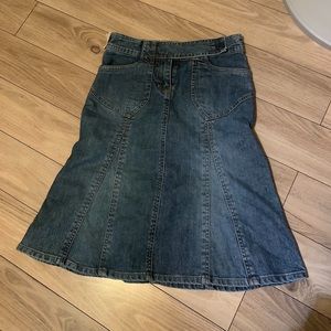 H&M denim skirt size 4